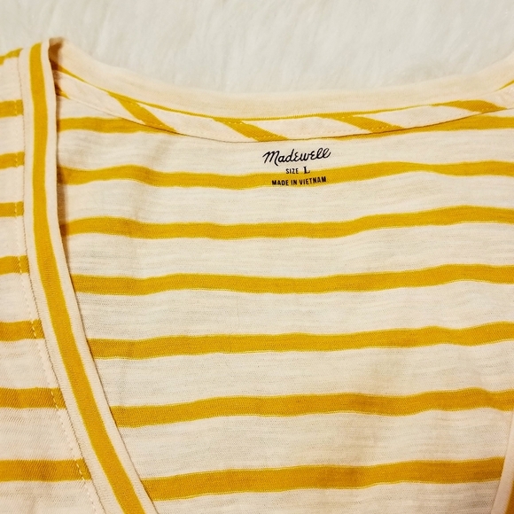 MADEWELL Whisper Cotton V-Neck Pocket Tank - Picture 6 of 8